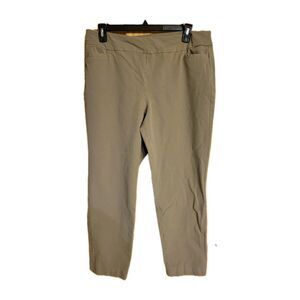 Drapers and Damons Elastic Back Pull On Dress Pants Beige Slacks Sz XL RN105378